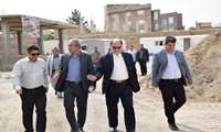 بازدید معاون وزیر و ریاست دانشگاه علوم پزشکی استان آذربایجان غربی از پروژه بیمارستان ۳۵۰ تختخوابی بیمارستان عباسی میاندوآب