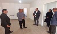 بازدید رییس دانشکده علوم پزشکی میاندوآب از پروژه عمرانی بازسازی شده مرکز آموزش بهورزی