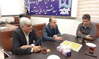 دیدار رئیس دارایی و امور مالیاتی شهرستان با رئیس دانشکده علوم پزشکی شهرستان میاندوآب