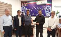 تقدیر رئیس دانشکده علوم پزشکی میاندوآب از مدیر و کارکنان مدیریت حراست به مناسبت ۲۲ تیرماه، روز حراست