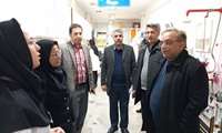  بازدید میدانی جانشین ریاست و معاون بهداشتی دانشکده علوم پزشکی میاندوآب از بیمارستان های عباسی و حضرت فاطمه(س) میاندوآب