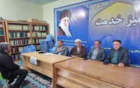 برپایی میز خدمت دانشکده علوم پزشکی میاندوآب در مصلی نمازجمعه