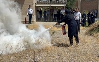 برگزاری مانور آموزشی ـ عملیاتی پدافند غیرعامل در بیمارستان حضرت فاطمه(س) میاندوآب