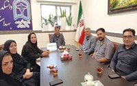 حضور جمعی از اعضای نظام پرستاری شهرستان در دفتر ریاست دانشکده علوم پزشکی میاندوآب به مناسبت روز پزشک