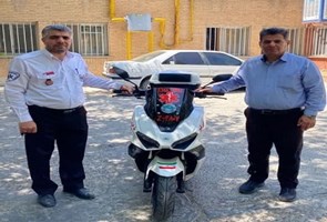 مجهز-شدن-ناوگان-امدادی-فوریت‌های-پزشکی-میاندوآب-به-موتورلانس
