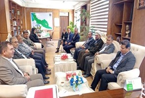 دیدار-رئیس-و-مسئولان-دانشکده-علوم-پزشکی-میاندوآب-با-سرپرست-جدید-فرماندار